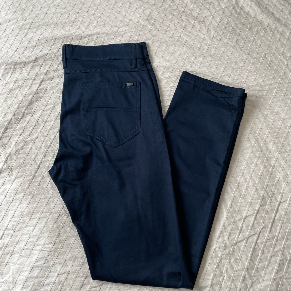 Nwt Guess Men’s Dark Blue Dress Pant Jeans 32X32